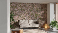 Pink and Green Cherry Blossom Flower Wallpaper Murals - Giffywalls DTLI06