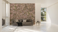 Pink and Green Cherry Blossom Flower Wallpaper Murals - Giffywalls DTLI06