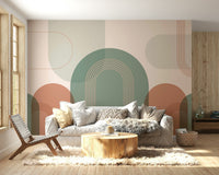 Modern pastel arch design

