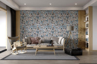 Farm-inspired cluck wallpaper with elegance