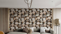 Chic Pebbled Elegance Wallpaper