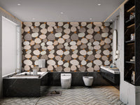 Trendy self-adhesive wallpaper with pebbled charm