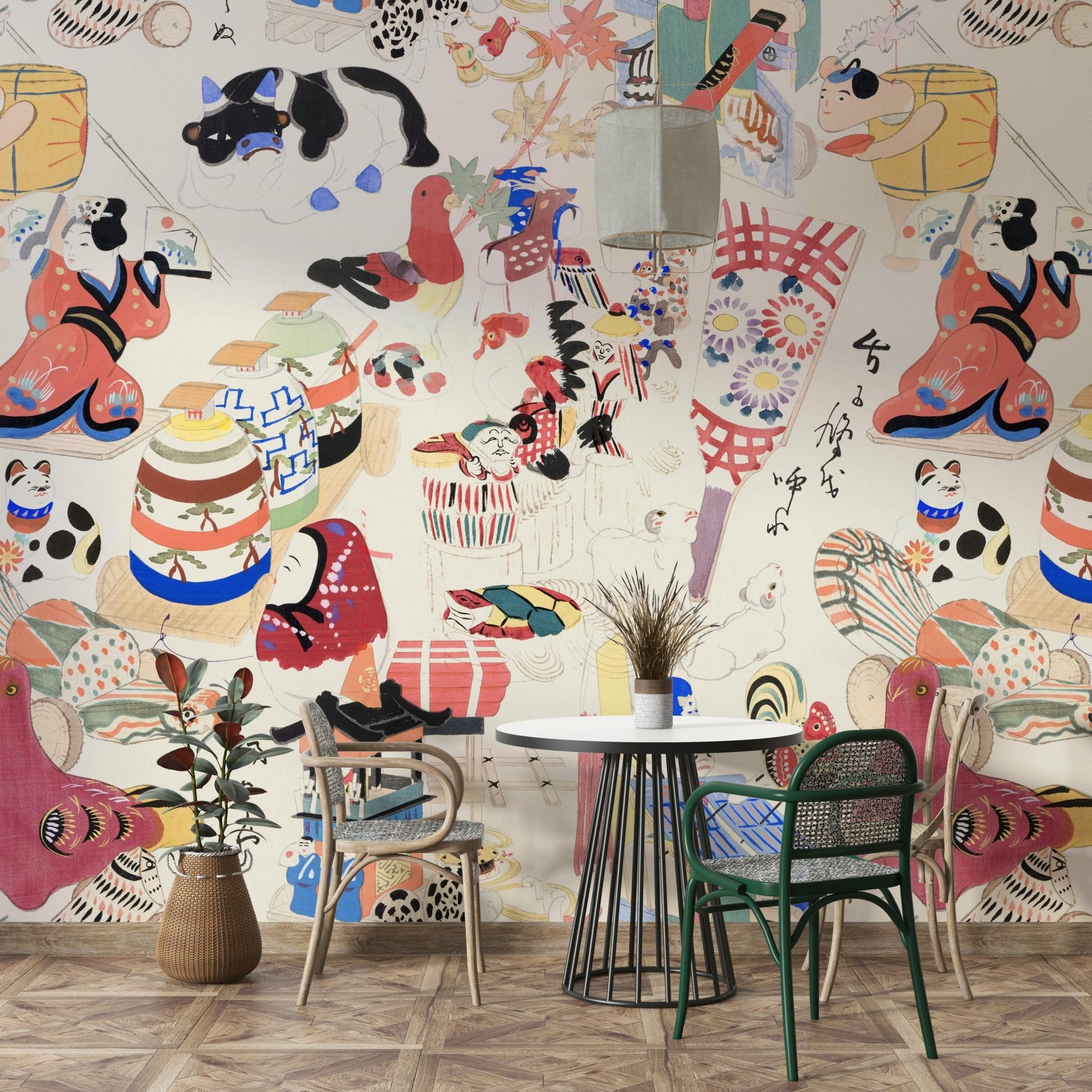 Gentle tones artistic wallpaper

