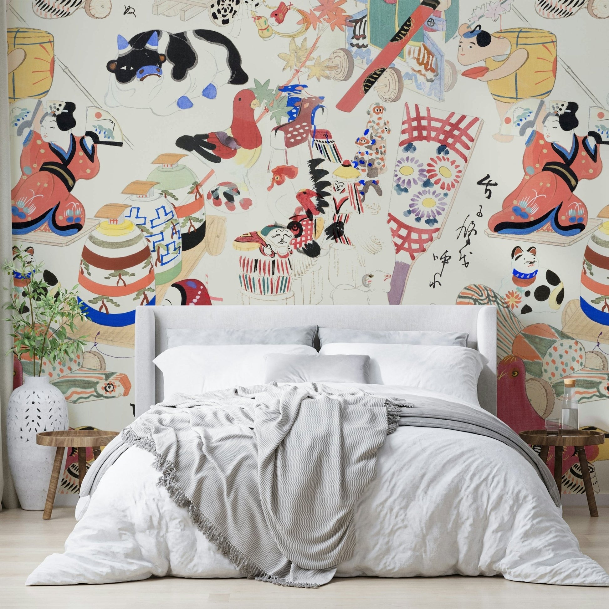 Easy-to-apply dreamy wall mural

