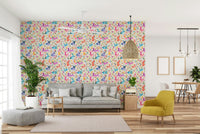 Kids rainbow bunny wallpaper

