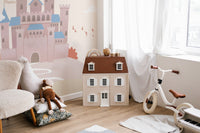 Fairytale-inspired wallpaper transforms kids’ rooms beautifully