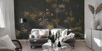 Bamboo Grove Chinoiserie Wallpaper for calm decor C546