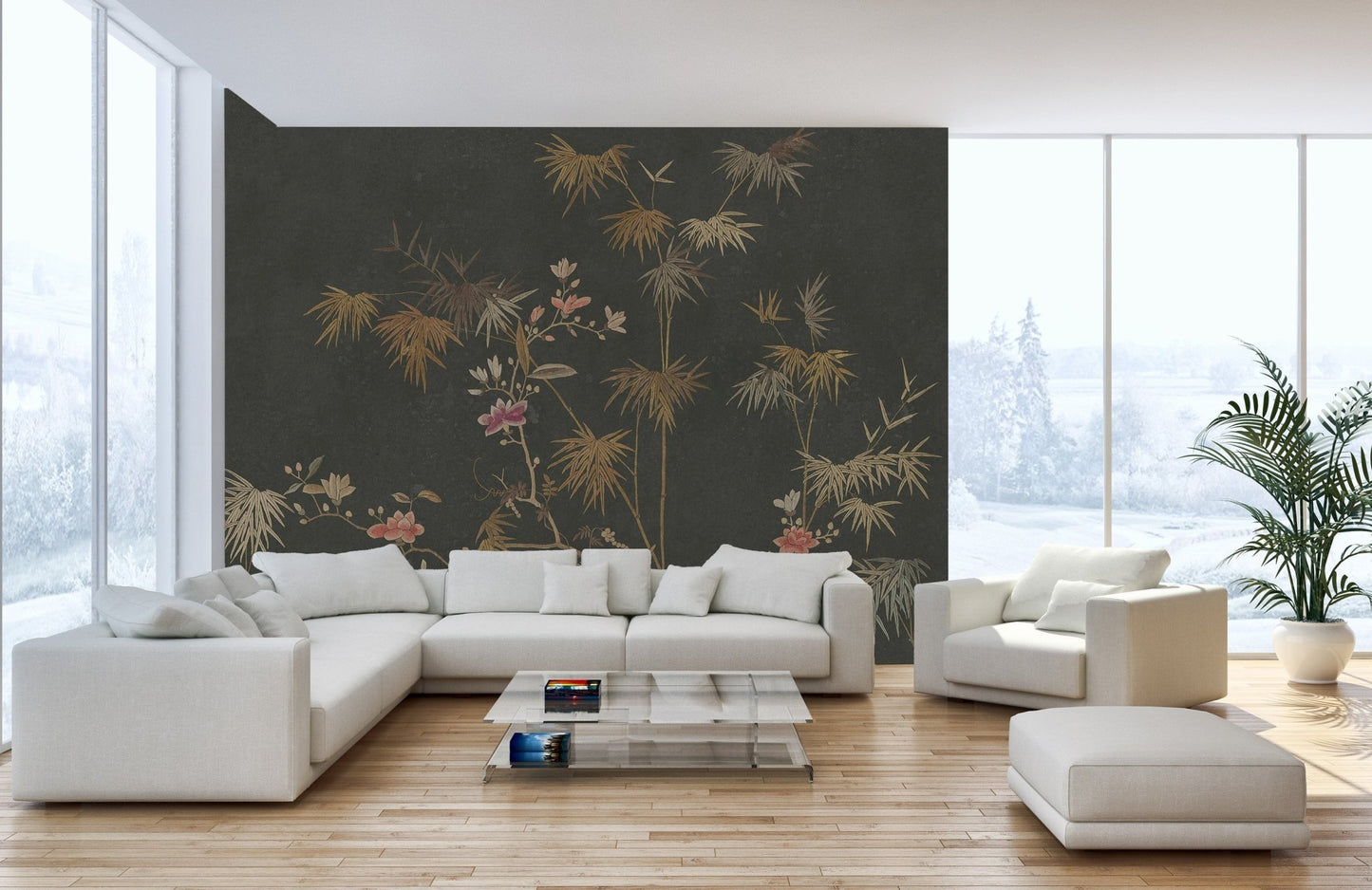 Bamboo Grove Chinoiserie Wallpaper for timeless style C546