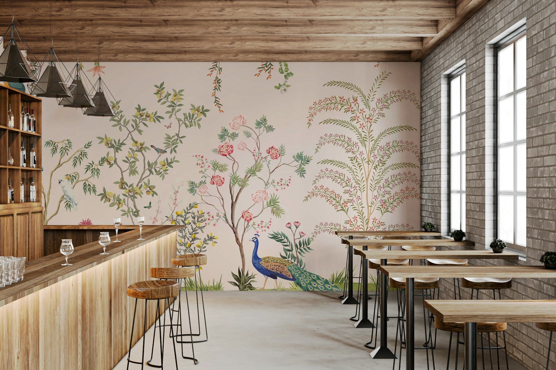 There's a strong sense of opulence, tranquility, and sophisticated charm.
