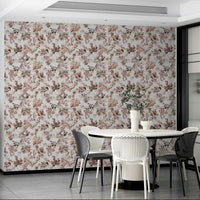 Elegant wall mural in brown tones GD790

