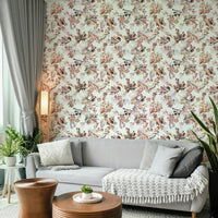 Painted flowers in earthy colors GD790

