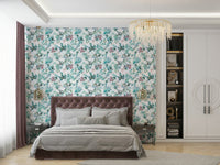 Elegant chinoiserie wall mural

