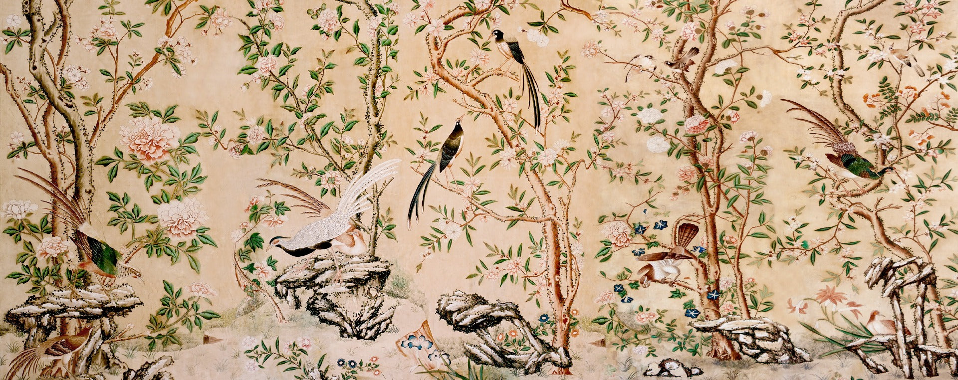 Sepia Chinoiserie Chinese Wallpaper Murals