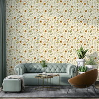 Christmas plants wall design

