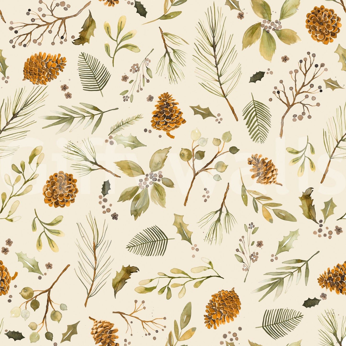 Nature holiday wall covering

