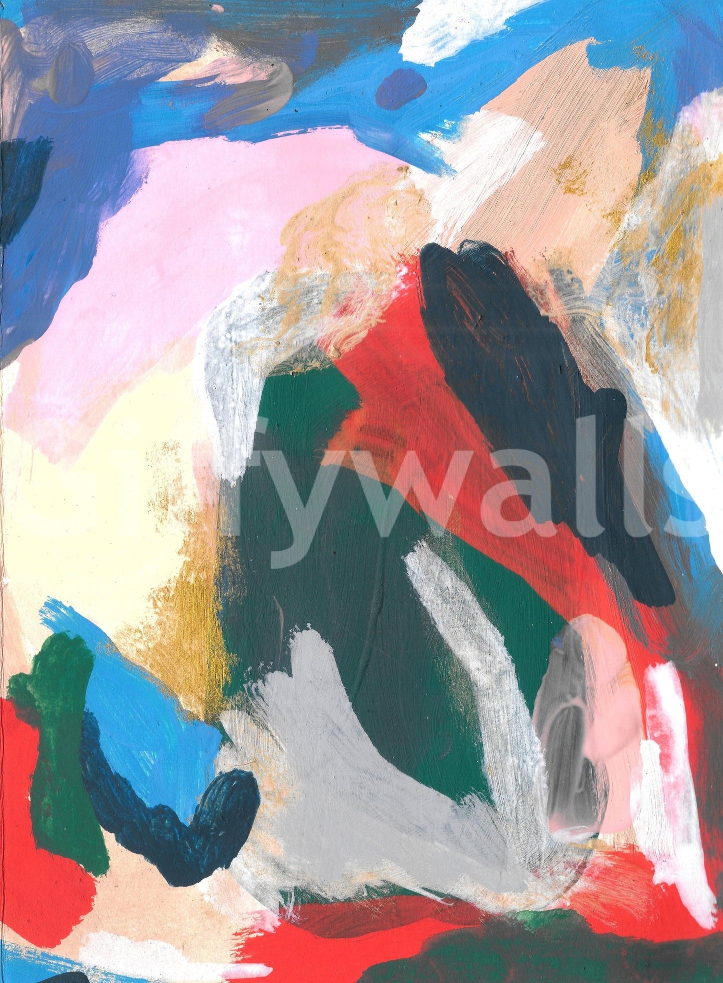 Chromatic Harmony Wall Mural