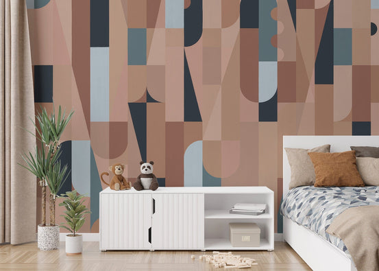 Chromatic Puzzle Wallpaper Mural, C259