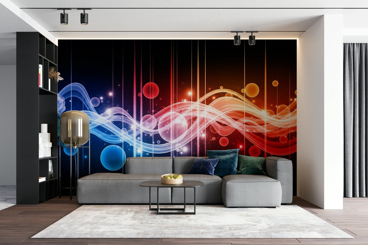 The lines are soft, not sharp.
