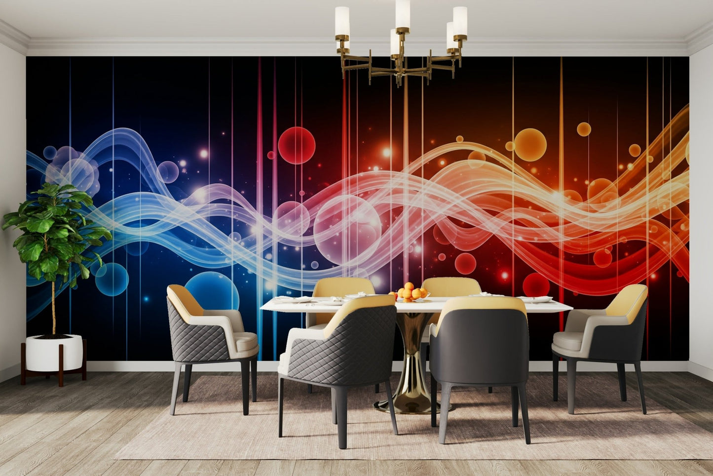 The overall mood is one of quiet and tranquility.
