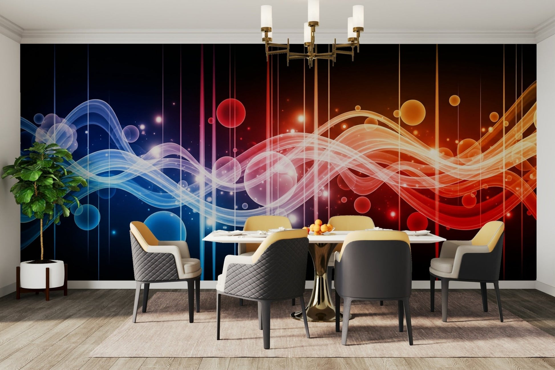 The overall mood is one of quiet and tranquility.
