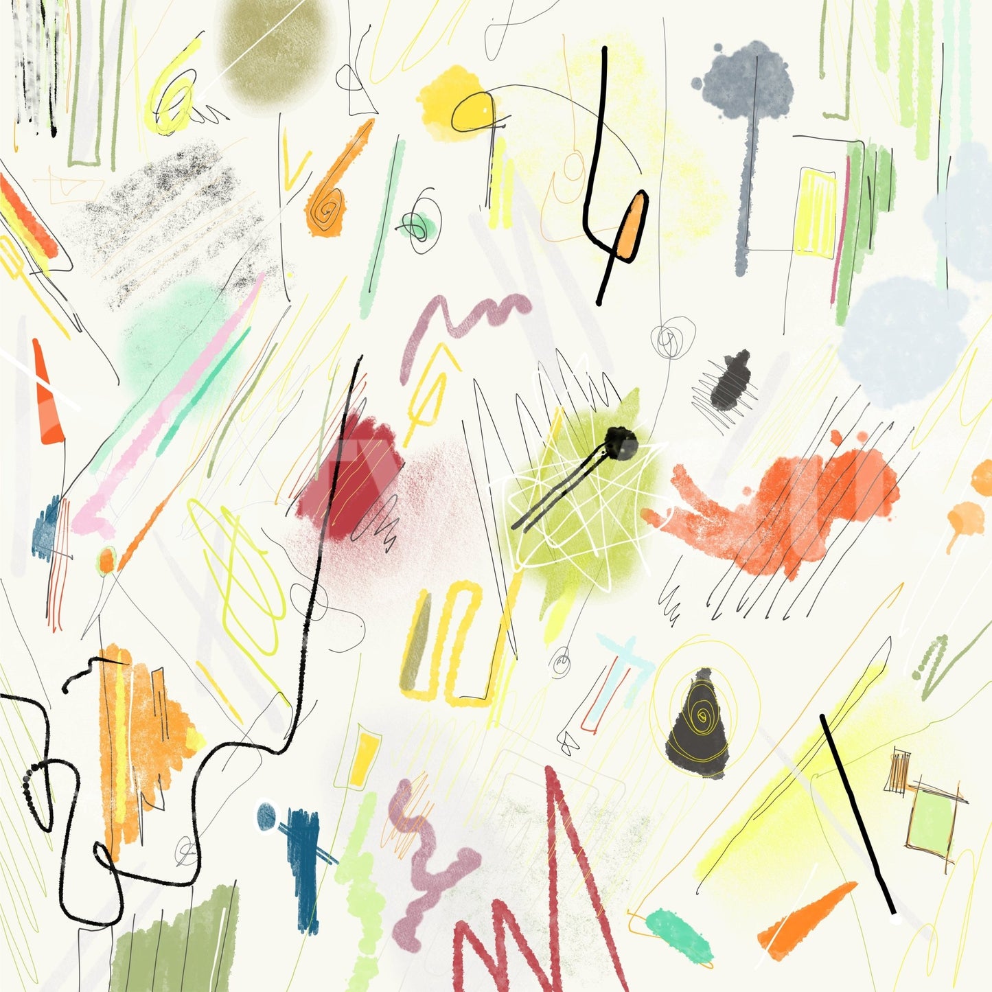 Wallpaper for walls with abstract style

