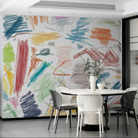 Modern abstract shapes wallpaper

