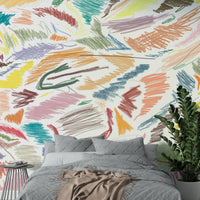 Bold modern art wallpaper for walls


