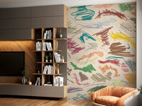 Stylish Cianfrusaglia mural for home spaces
