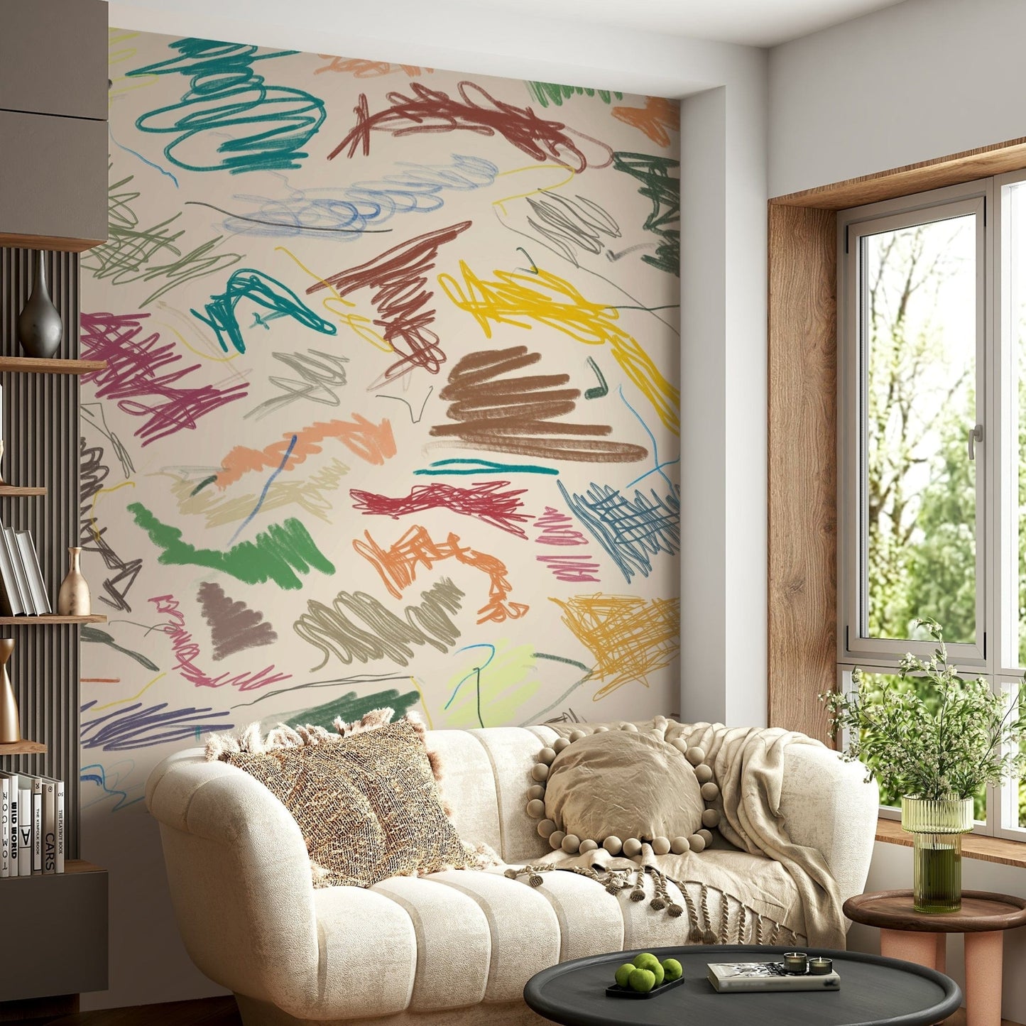 Bold Cianfrusaglia mural for stylish interiors

