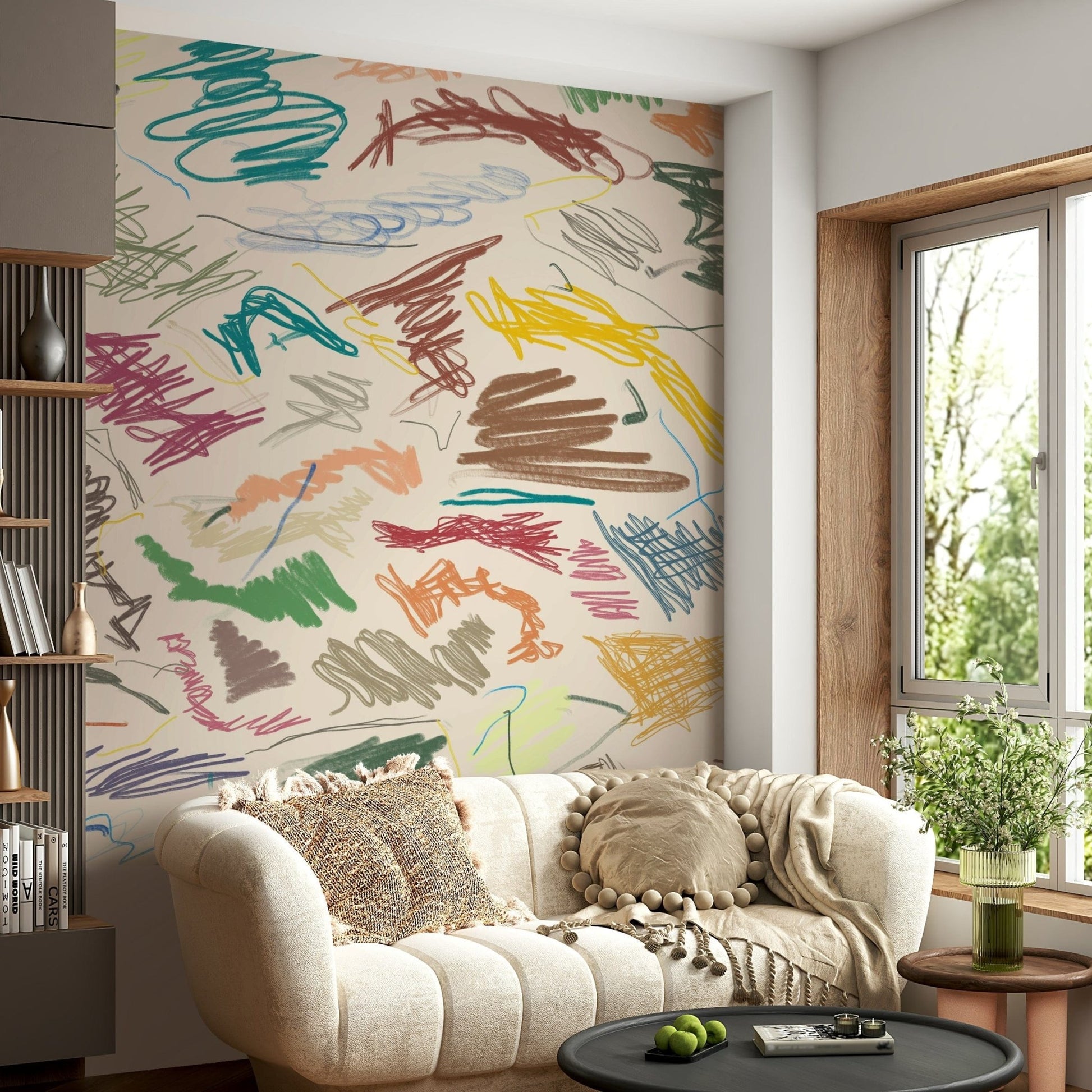 Bold Cianfrusaglia mural for stylish interiors

