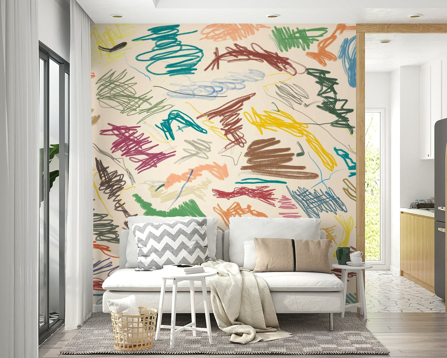 Cianfrusaglia mural for contemporary walls