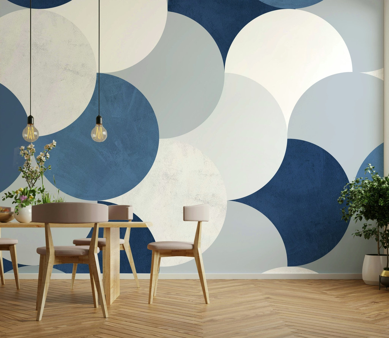 Circle Geometric Art wall mural

