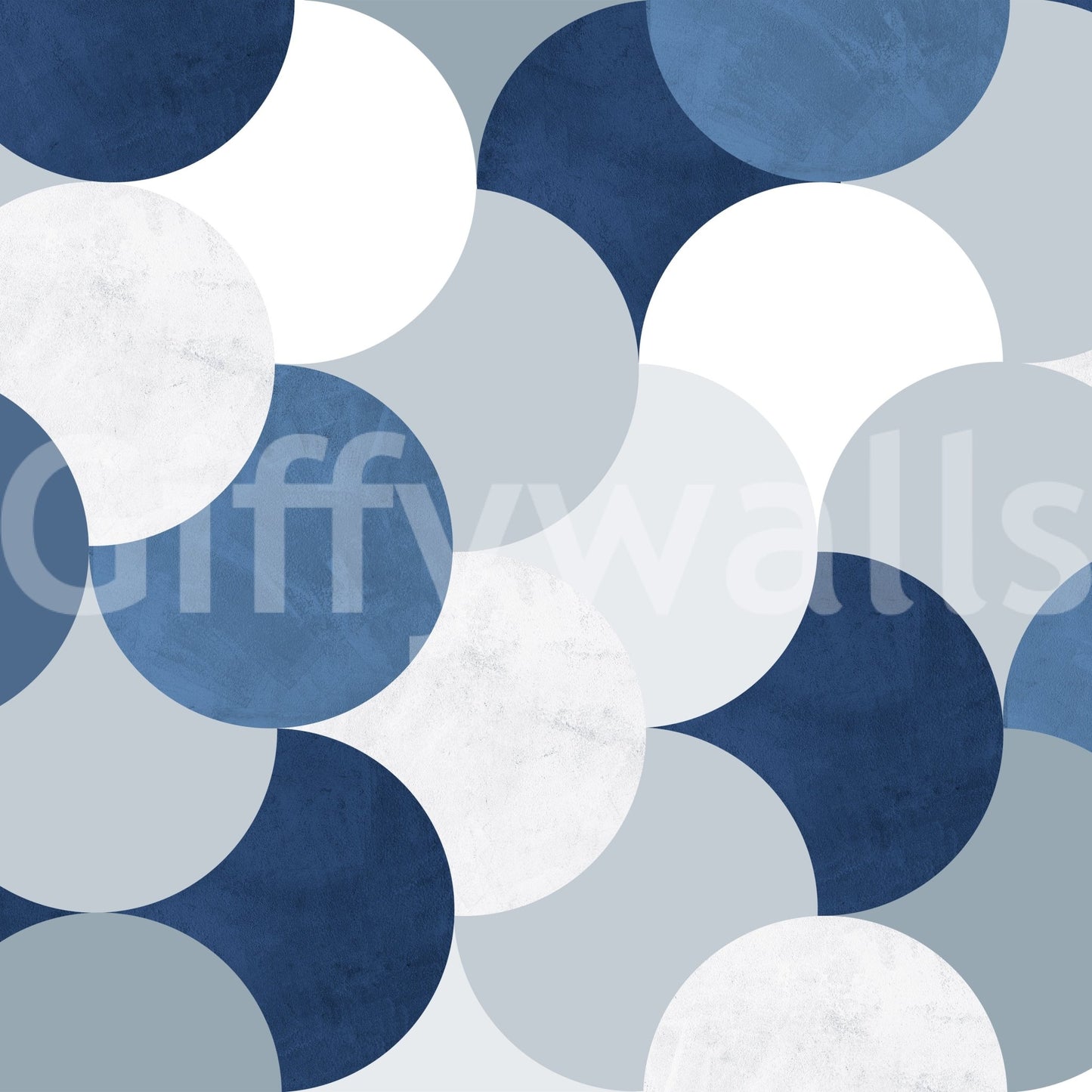Balanced circle pattern mural wallpaper

