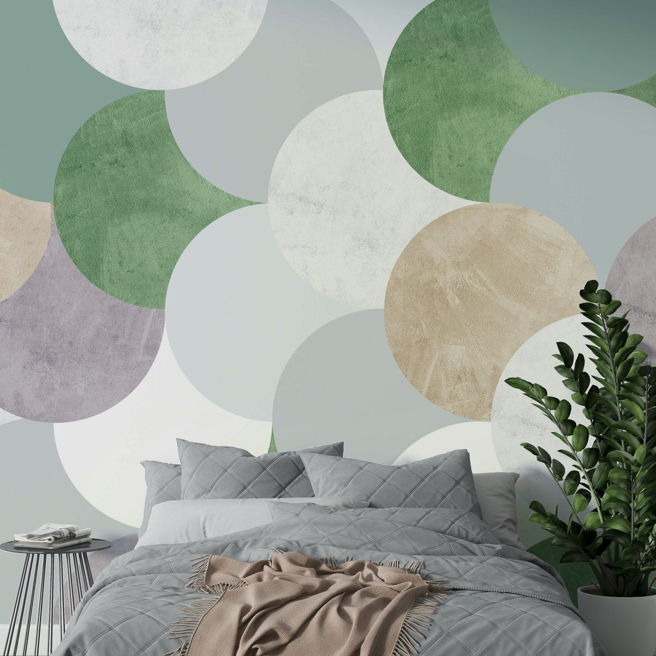 Circle Geometric Art wall mural

