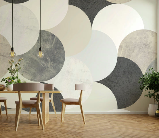 Circle Geometric wall mural GD560

