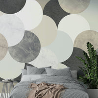 Abstract circle wallpaper for walls GD560

