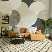 Overlapping shapes wall design GD560


