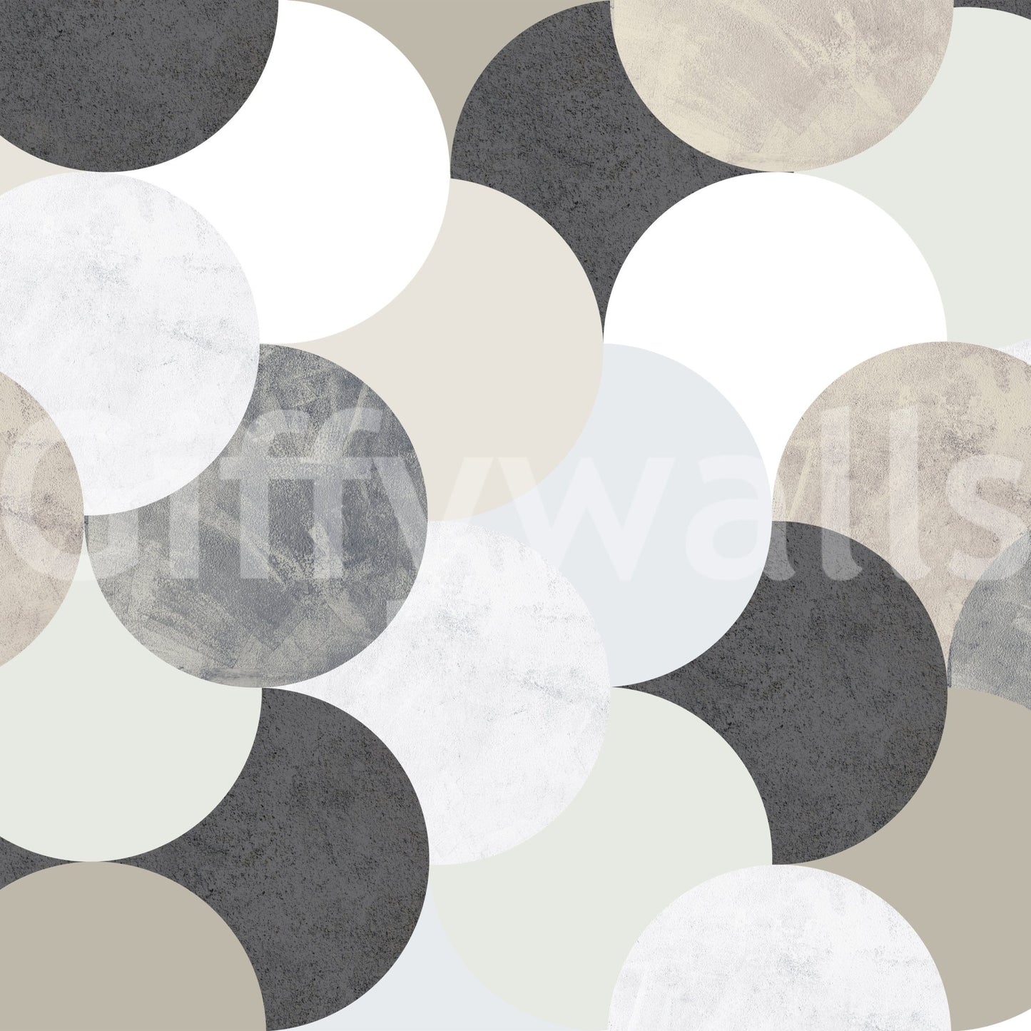 Wallpaper for walls with circle art GD560

