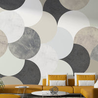 Calm abstract shapes wallpaper GD560

