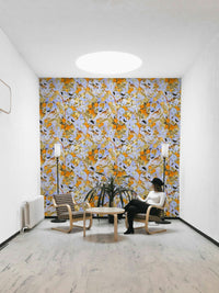 Beautiful citrus fruits wall mural for energetic vibes

