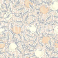Floral citrus wallpaper in neutral tones
 GD468

