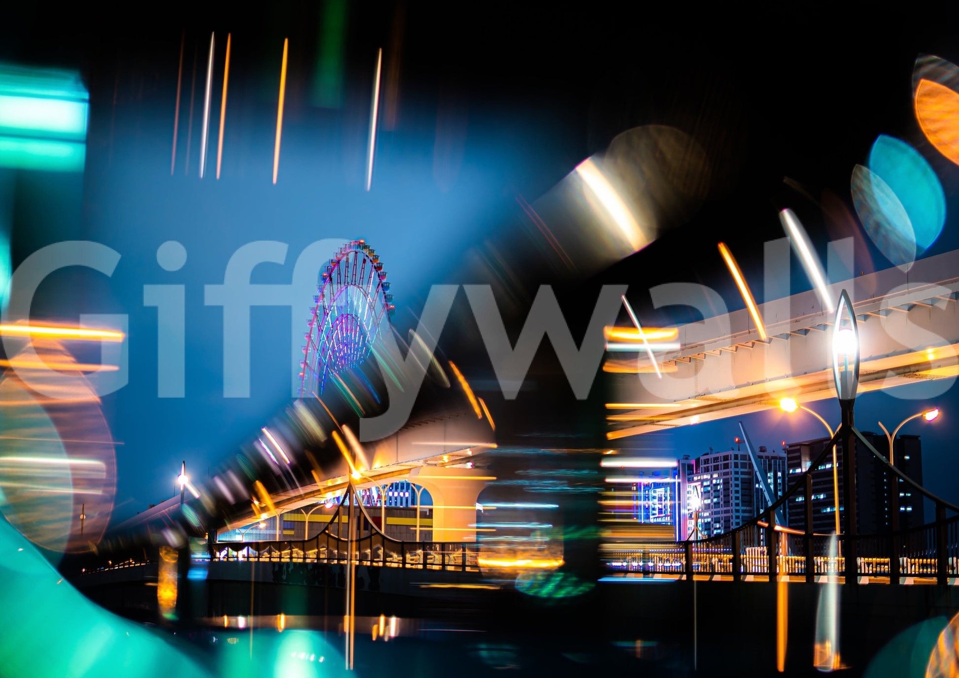 A high-quality minimalist block wall mural for walls.