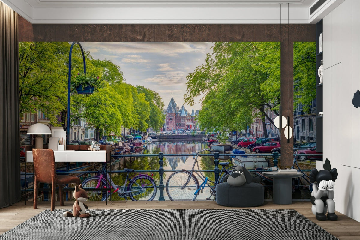 City of Bikes Mural showcasing urban bicycle culture, GD1892