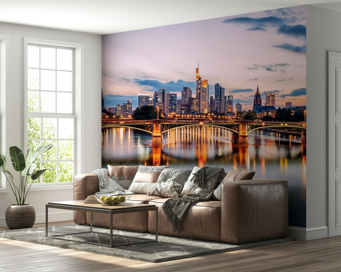 City Reflections Wall Mural