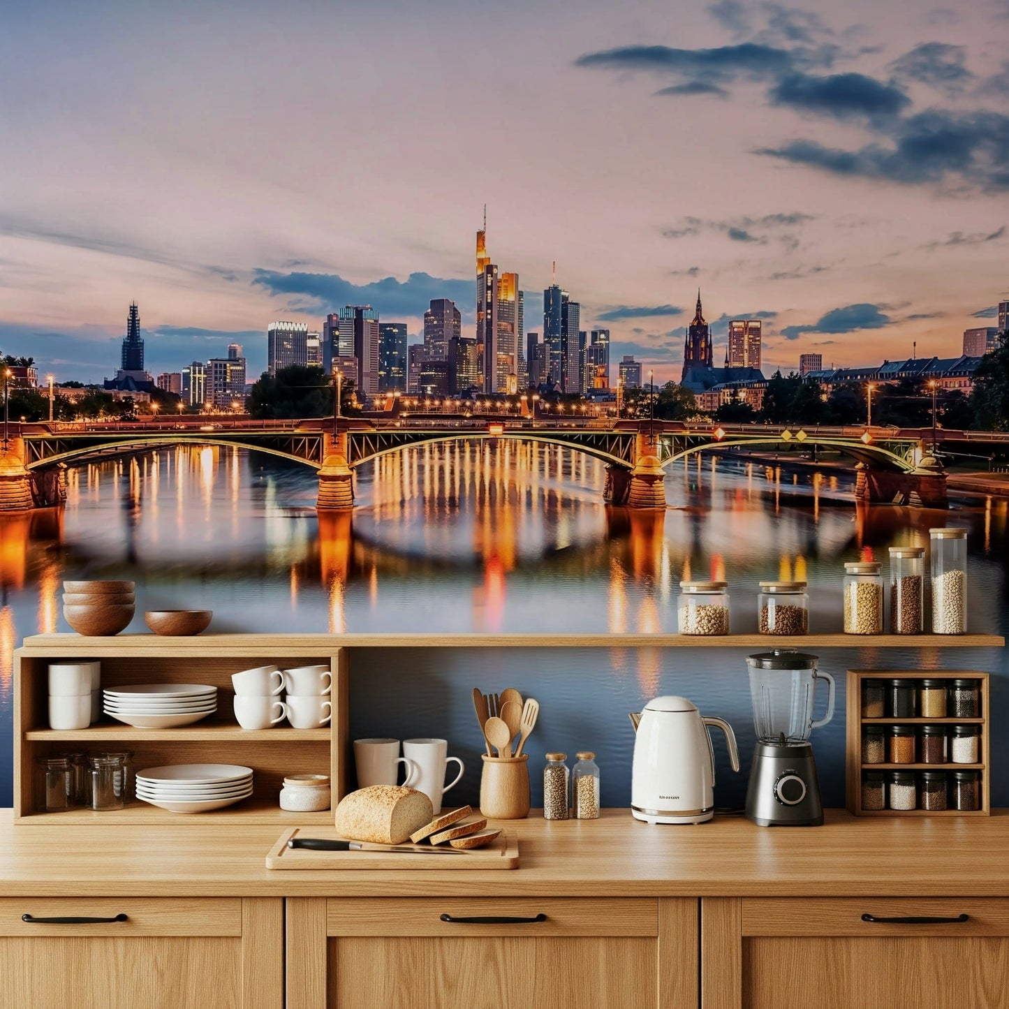 City Reflections Wall Mural