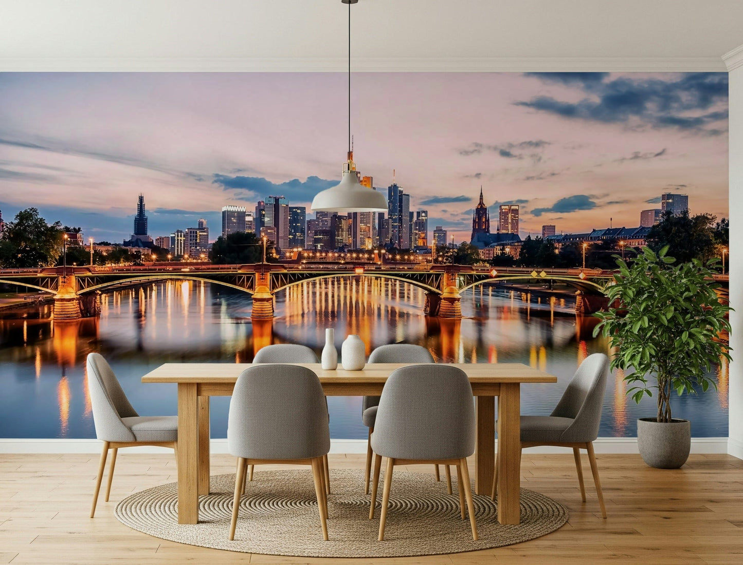 City Reflections Wall Mural