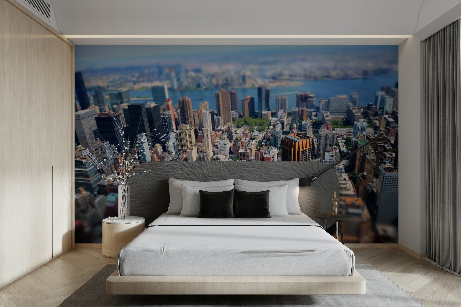 Surreal city skyline wallpaper
