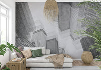 A classic abstract design wallpaper for walls.