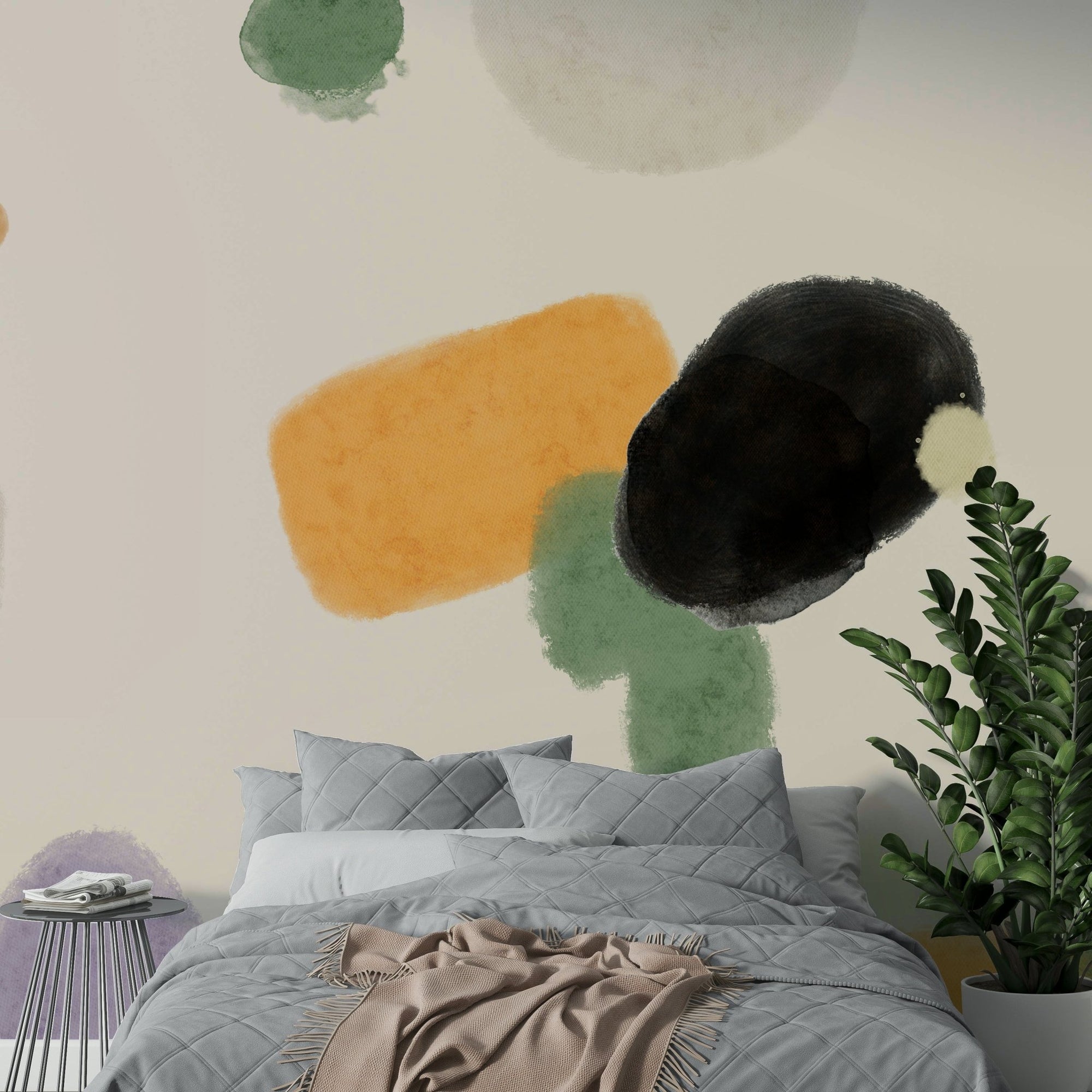 Soft abstract wallpaper for walls GD553

