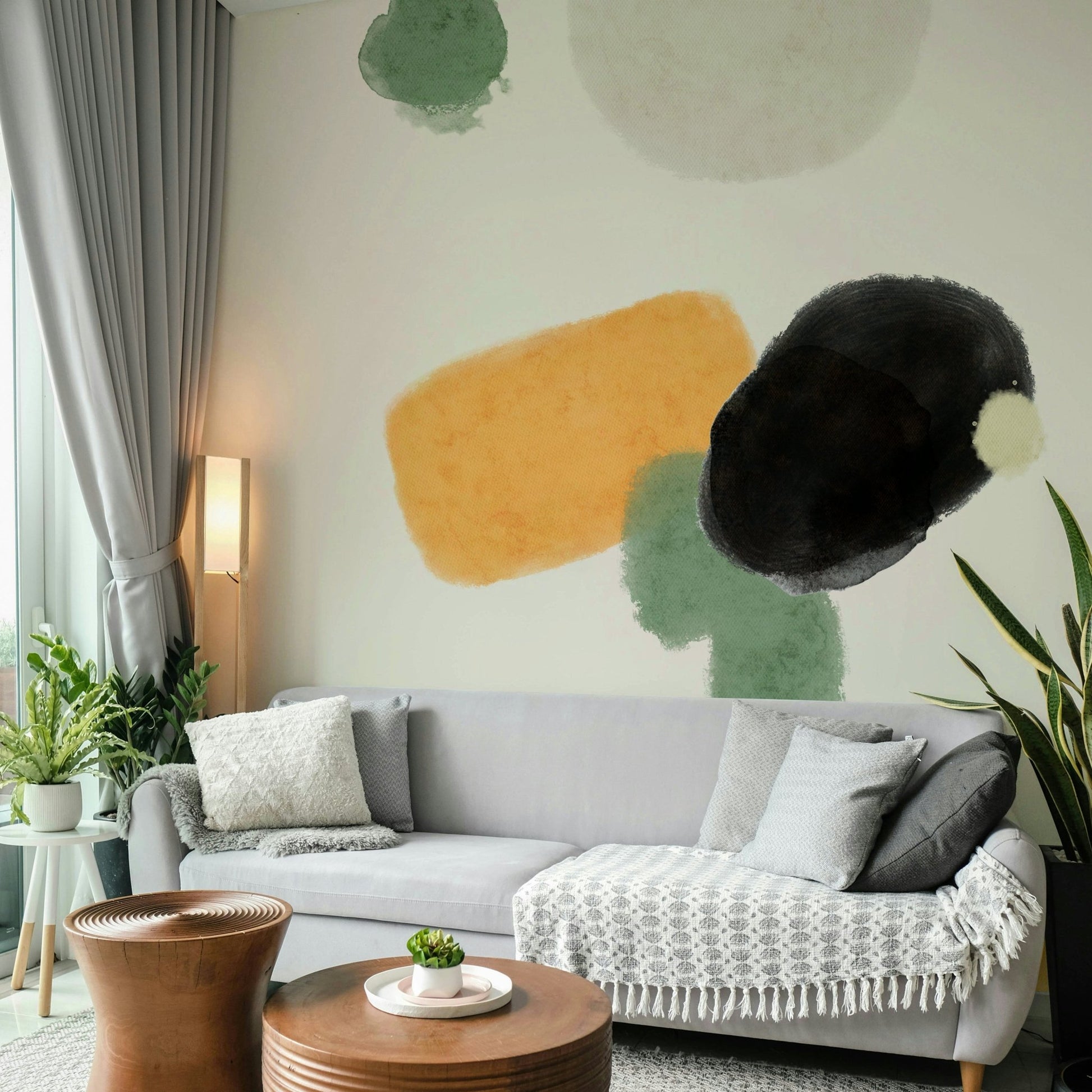 Earth tone modern wallpaper

